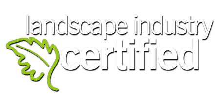 Landscape Industry Certified logo with leaf design.
