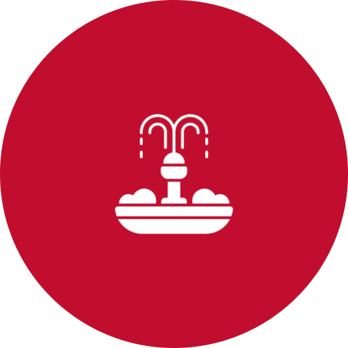 Ponds and Fountains