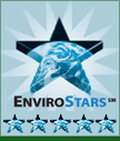 EnviroStars logo with five stars rating.
